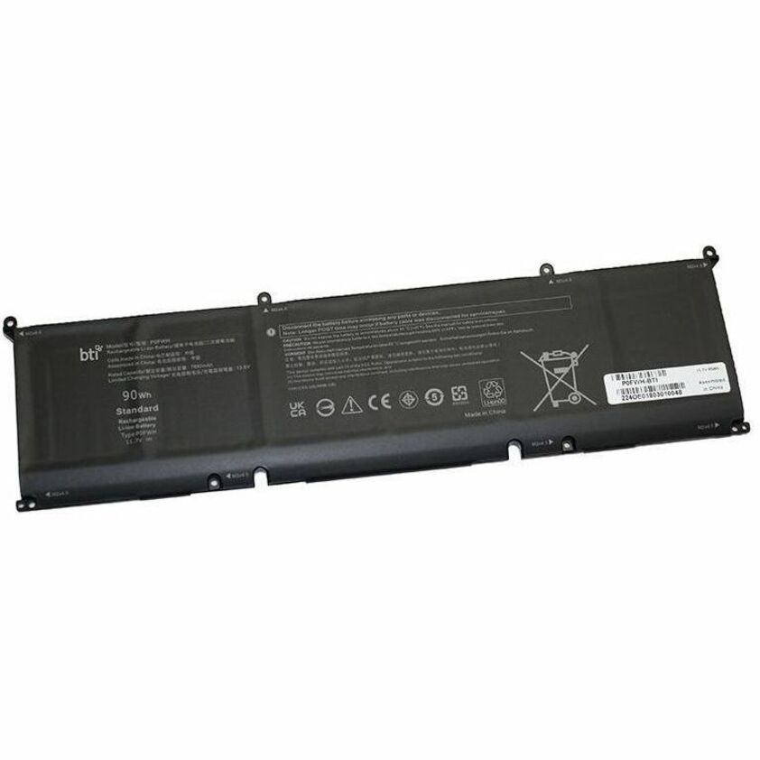 BTI P0FWH-BTI 6-CELL 11.7V LI-ION NOTEBOOK BATTERY FOR DELL INSPIRON 16 PLUS 764
