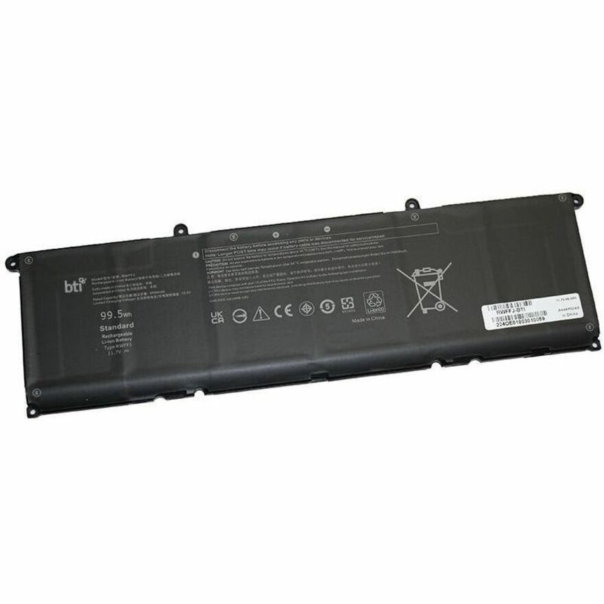 BTI RWFFJ-BTI 6-CELL 11.7V LI-ION NOTEBOOK BATTERY FOR DELL XPS 16 9640
