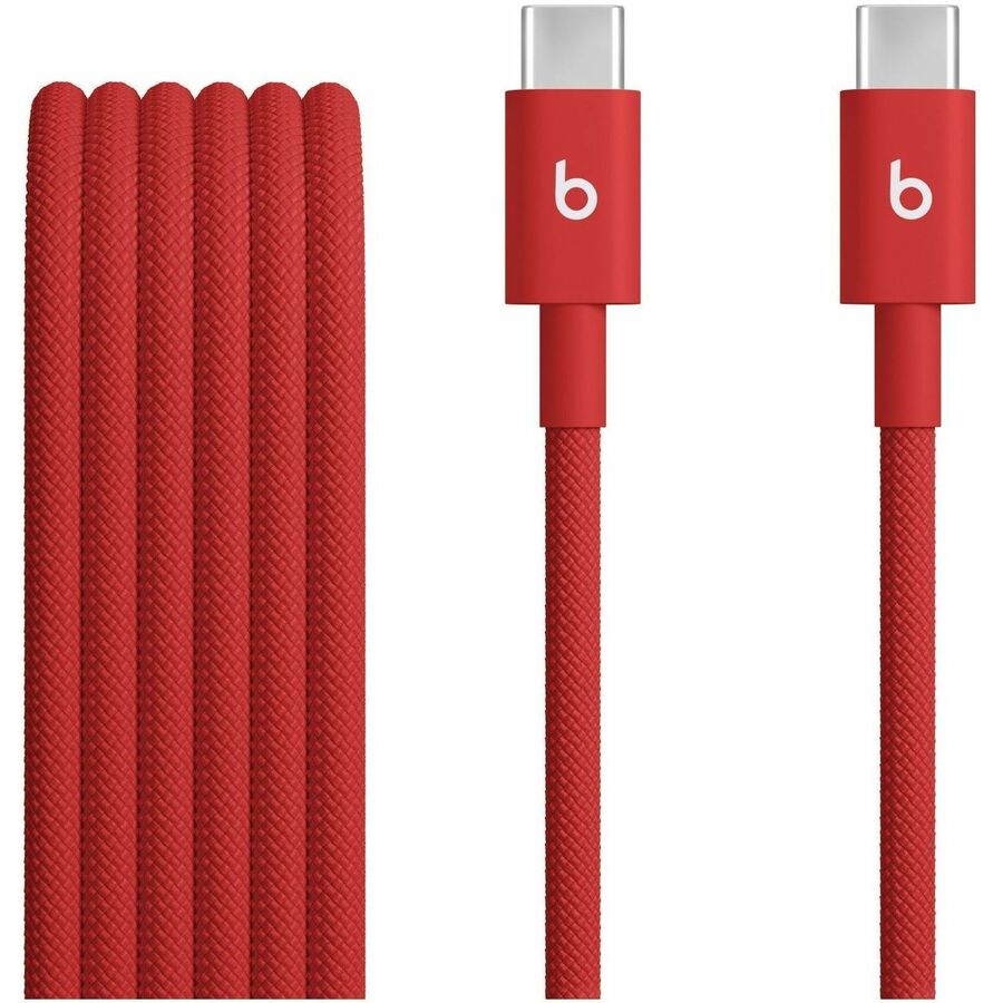 BEATS USB-C TO USB-C WOVEN CABLE (1.5 M) - RAPID RED