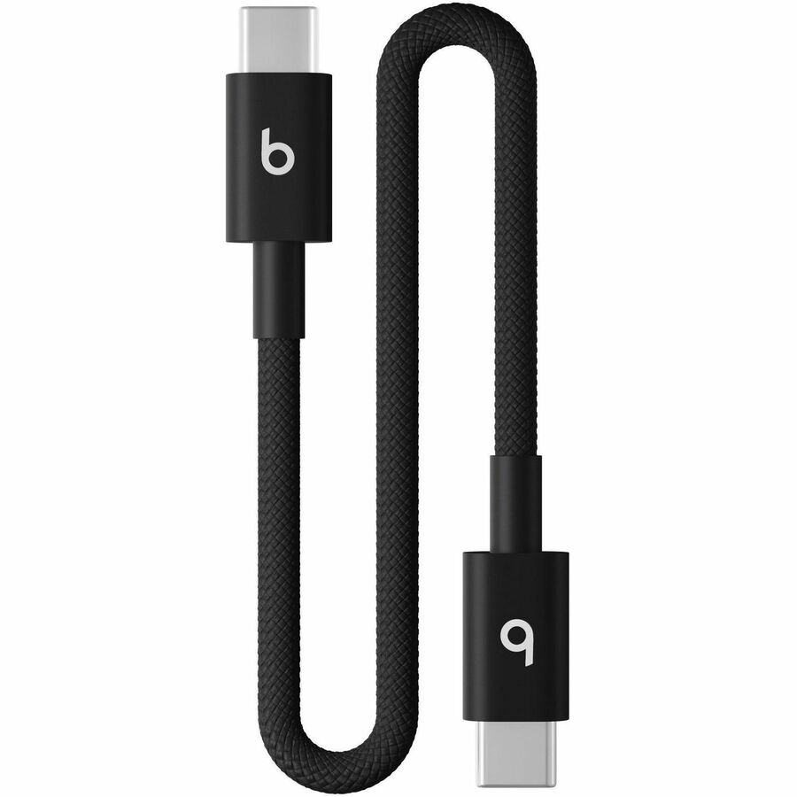 BEATS USB-C TO USB-C WOVEN SHORT CABLE (20 CM) - BOLT BLACK