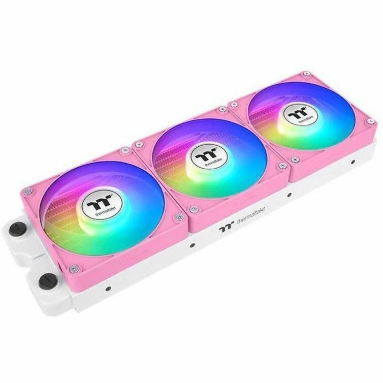THERMALTAKE CT120 EX REVERSE ARGB SYNC PC COOLING FAN (3-FAN PACK) - BUBBLE PINK