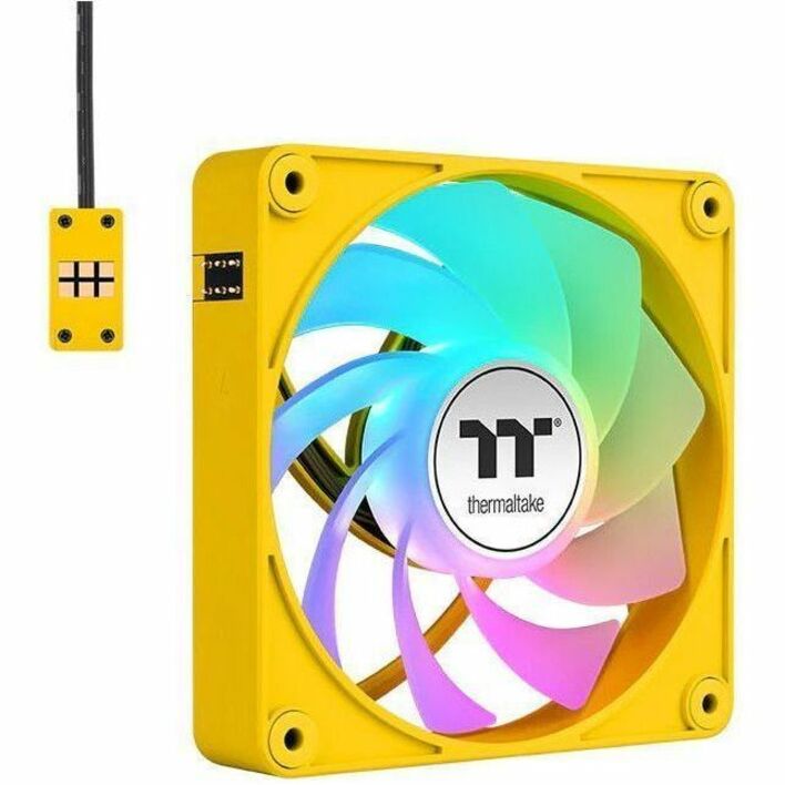 THERMALTAKE CT120 EX REVERSE ARGB SYNC PC COOLING FAN (3-FAN PACK) - BUMBLEBEE