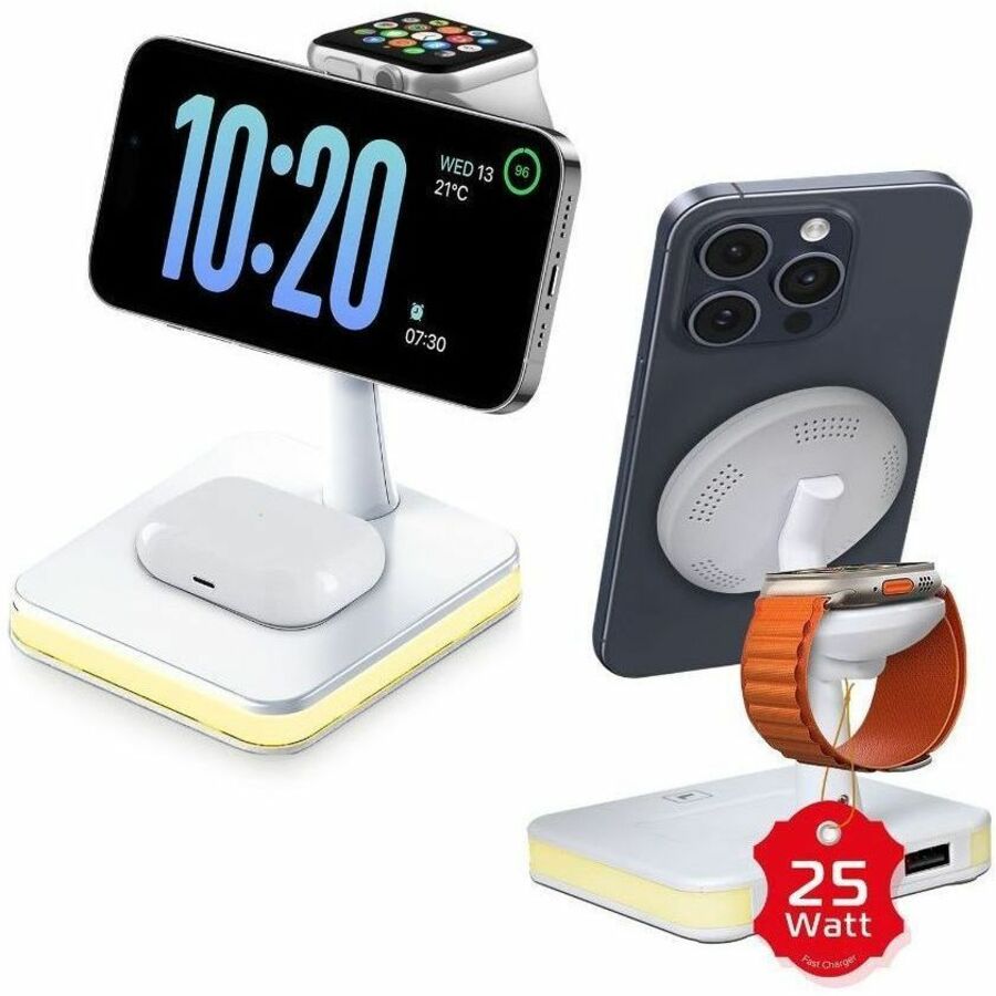 SPRACHT FLEXCHARGE 4 (4-IN-1 WIRELESS CHARGER FOLDABLE) - WHITE