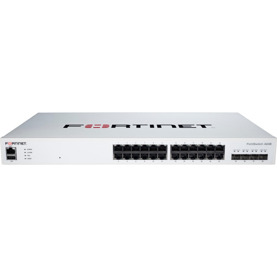FORTISWITCH-424E-TAA LAYER 2/3 FORTIGATE SWITCH CONTROLLER COMPATIBLE SWITCH WIT