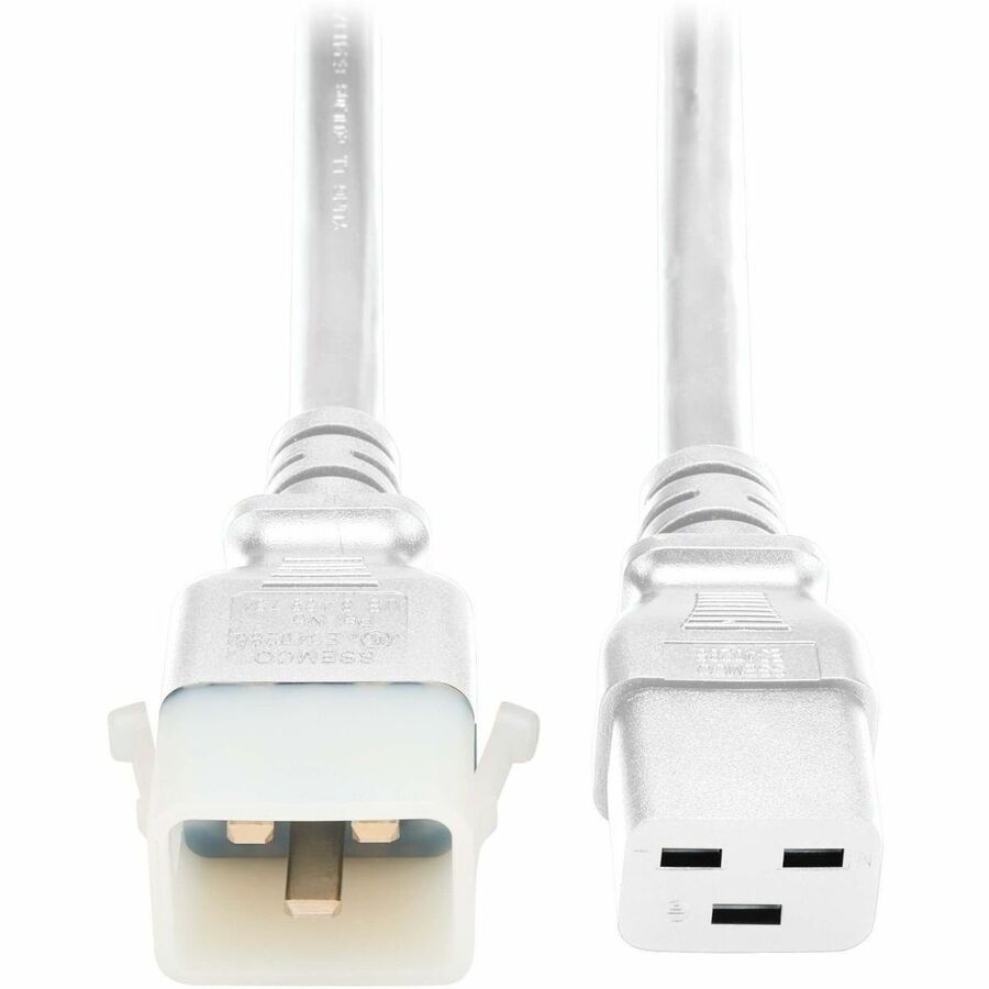 PDU POWER CORDS, C19 TO P-LOCK C20 - HEAVY-DUTY, 20A, 250V, 12 AWG, 4 FT. (1.2 M