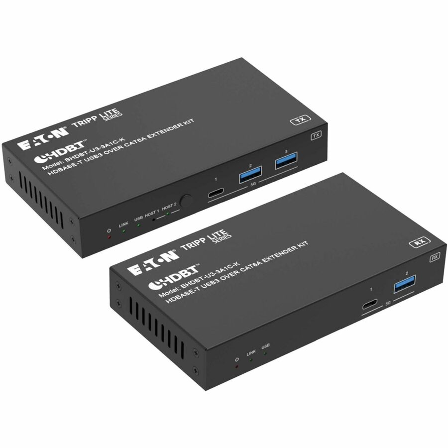 TRIPP LITE SERIES HDBASET-USB3 OVER CAT6A EXTENDER KIT DUAL HOST SWITCHING 7 POR