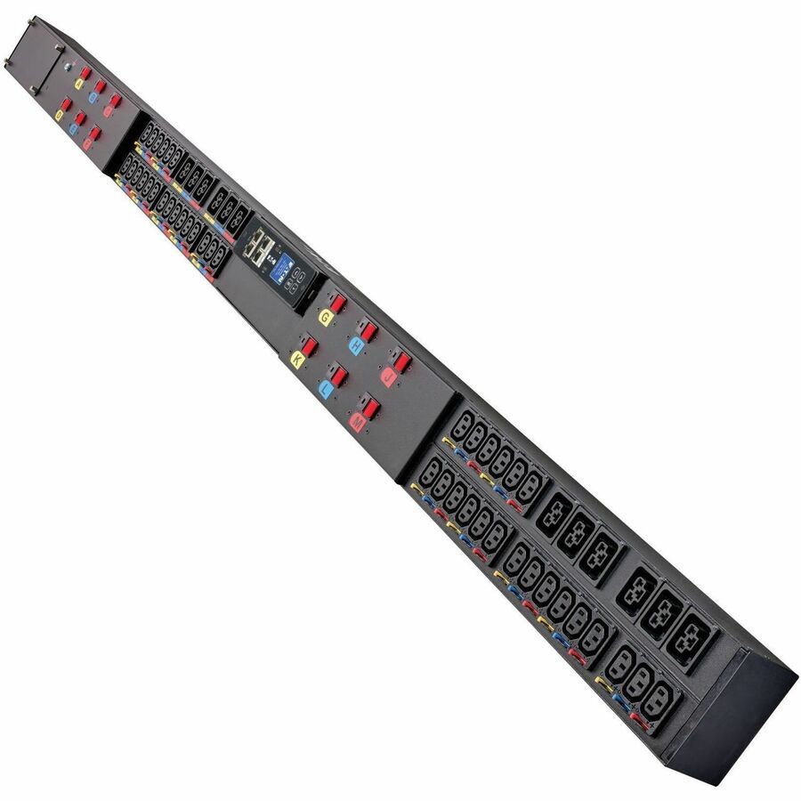 3-PHASE MANAGED HDX RACK PDU G4 240/415V 54 OUTLETS (42 C13 + 12 C19) 64A 46KW H