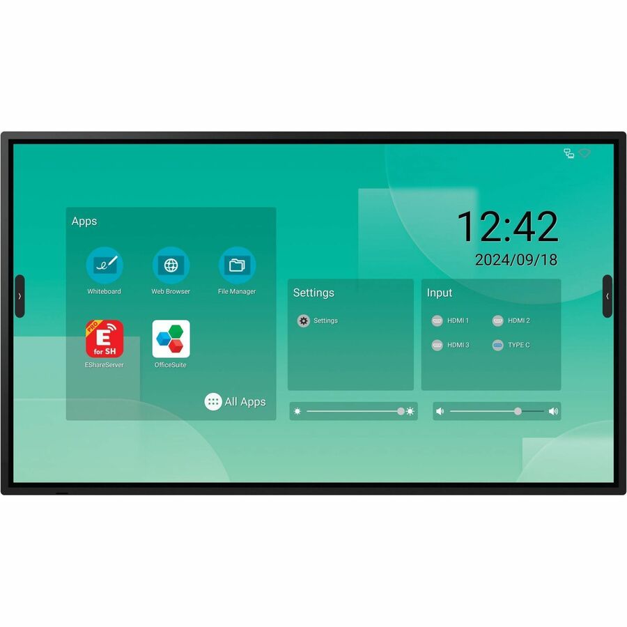 55 LED LCD, UHD, 500NITS, HDMI X3, USB-C X1, OPS EXPANSION SLOT, FULL EXTERNAL C