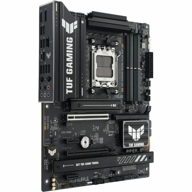 ASUS TUF GAMING B650EPLUS WIFI motherboard features DDR5, PCIe 5.0 x16 SafeSlot, triple M.2 one PCIe 5.0, WiFi 6E, 2.5Gb LAN, U