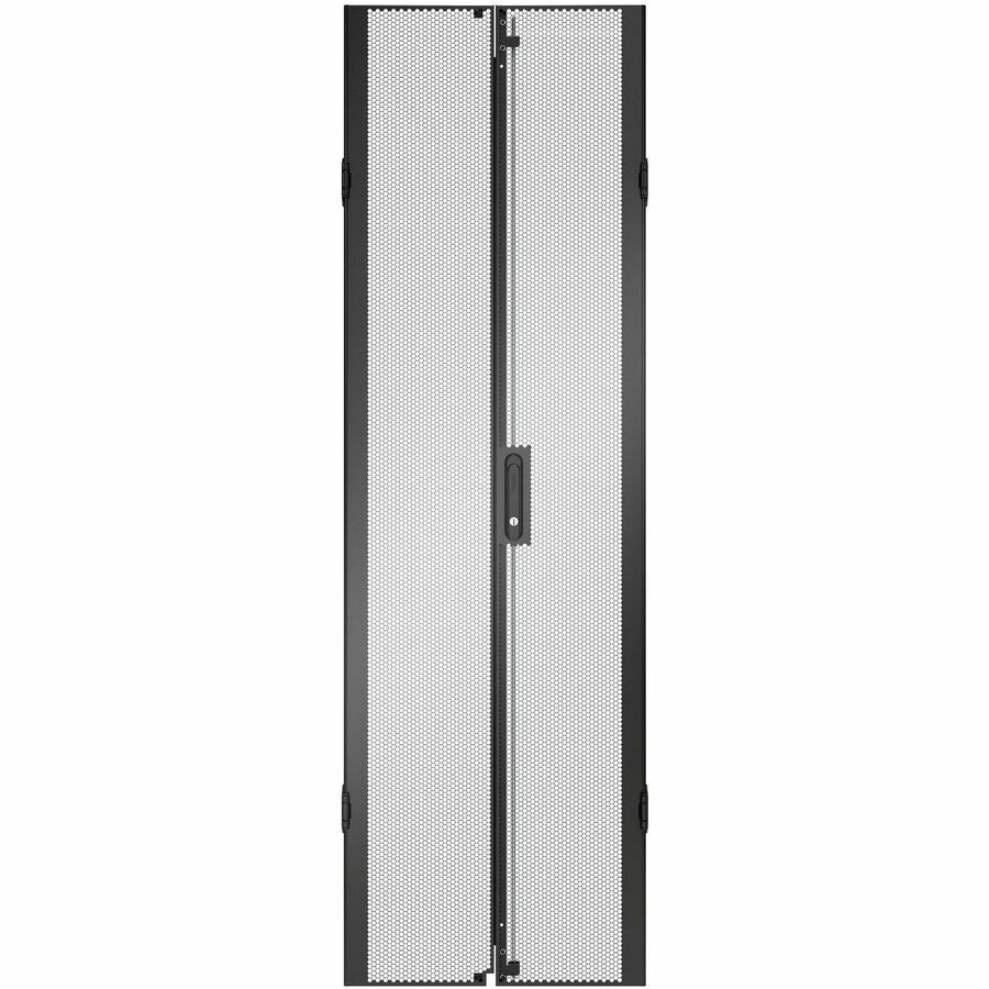 NETSHELTER SX GEN2 42U 600MM WIDE PERFORATED SPLIT DOORS BLACK