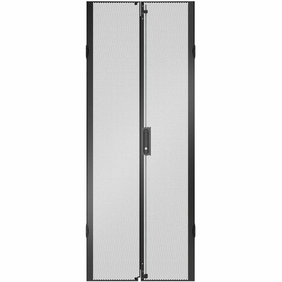 NETSHELTER SX GEN2 42U 750MM WIDE PERFORATED SPLIT DOORS BLACK - SIMPLE AND TOOL