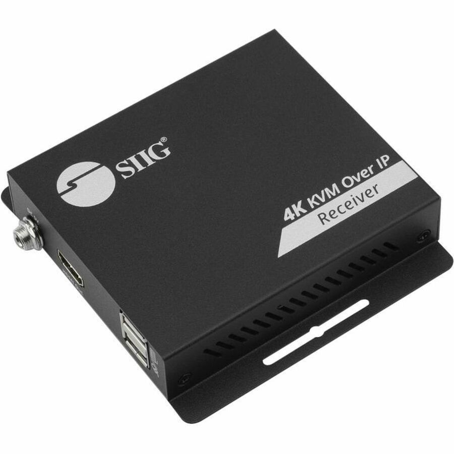 TRUE 4K PERFORMANCE SIIG CE-H3KE01-S1 KVM OVER IP EXTENDER RECEIVER TRANSMITS HD