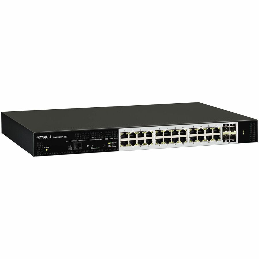 24-PORT L2, 370W POE NETWORK SWITCH WITH 24 POE PORTS, 4 SFP+ WITH 10G UPLINK; 1
