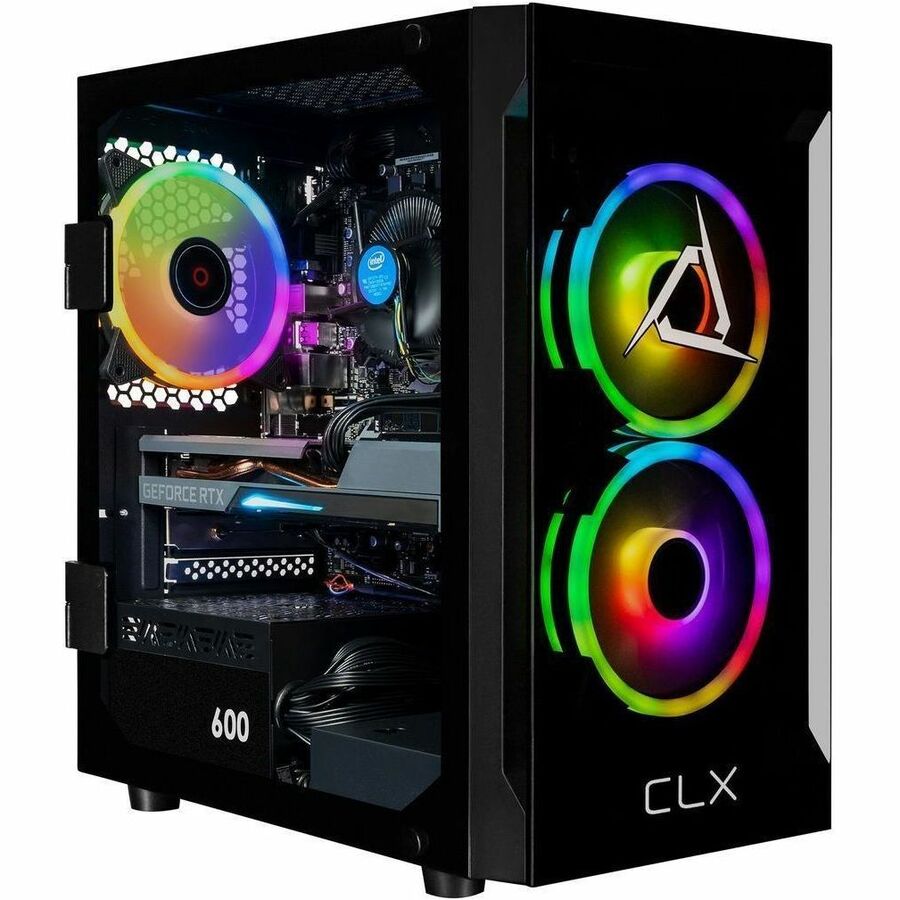 CLX SET GAMING PC - INTEL CORE I5 14400F PROCESSOR, 32GB DDR5 MEMORY, GEFORCE RT