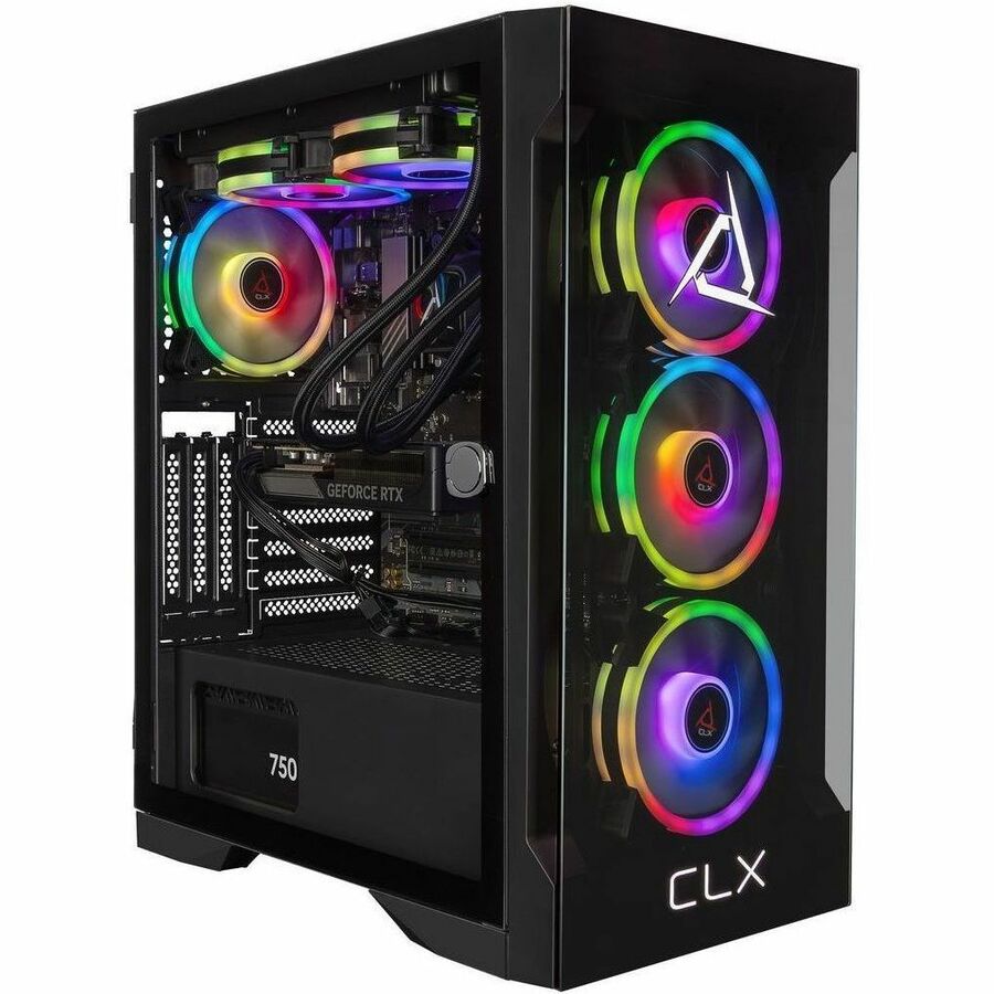 CLX SET GAMING PC - AMD RYZEN 7 9700X PROCESSOR, 32GB DDR5 MEMORY, GEFORCE RTX 5