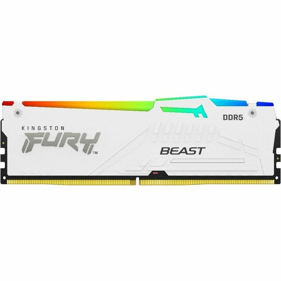 16GB 5200MT/S DDR5 CL40 DIMM (KIT OF 2) FURY BEAST WHITE RGB
