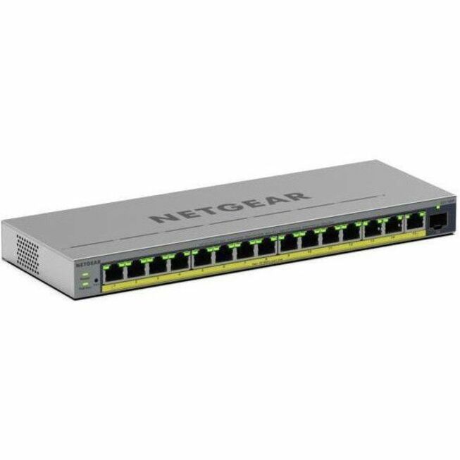16-PORT GIGABIT ETHERNET EASY SMART POE+ SWITCH WITH 1 DEDICATED SFP PORT (180W)