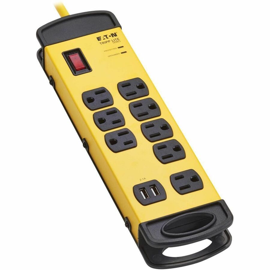 TRIPP LITE SERIES 8-OUTLET INDUSTRIAL SAFETY SURGE PROTECTOR 2 USB-A PORTS, 25FT