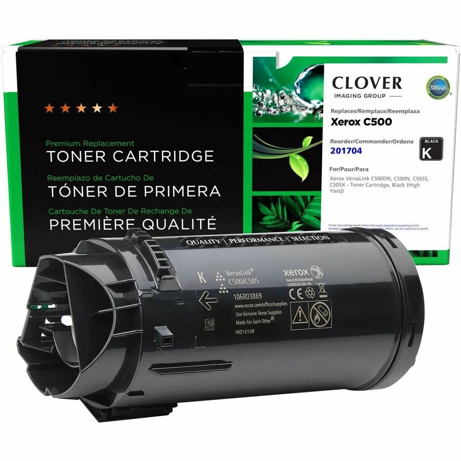 CLOVER IMAGING REMANUFACTURED HIGH YIELD BLACK TONER CARTRIDGE FOR XEROX 106R038