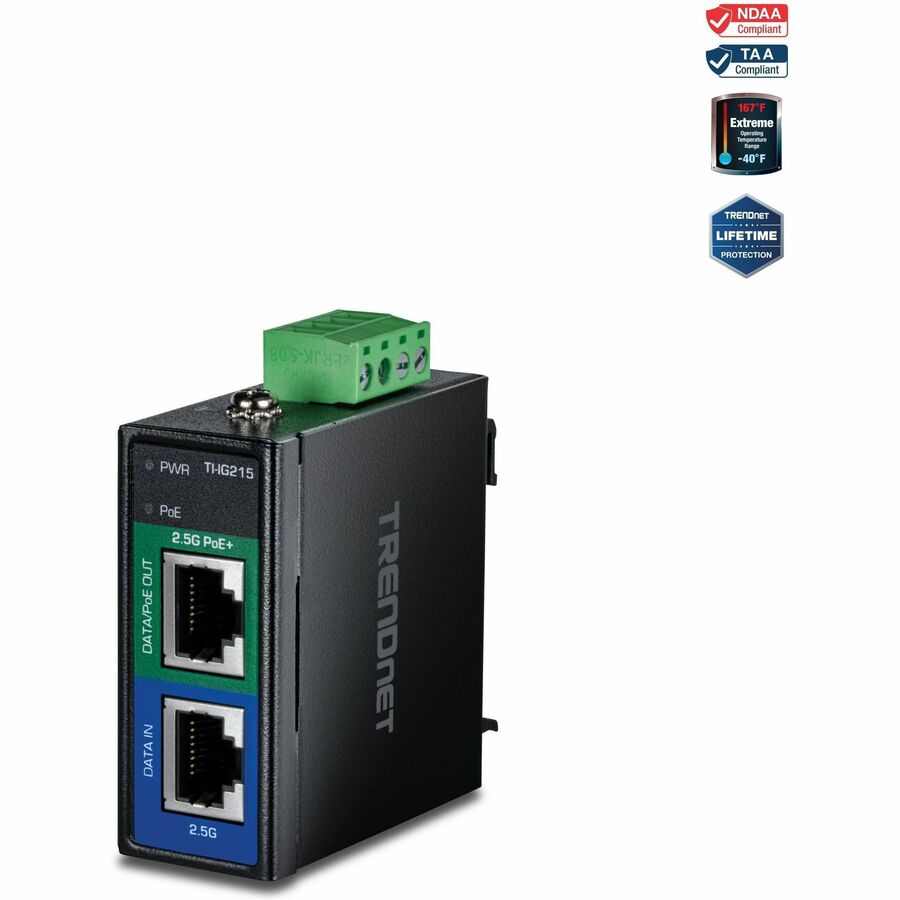 INDUSTRIAL 2.5G POE++ INJECTOR