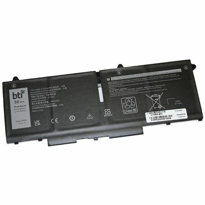 BTI 07KRV-BTI 4-CELL 15.2V LI-ION NOTEBOOK BATTERY FOR DELL LATITUDE 5330, 5430,