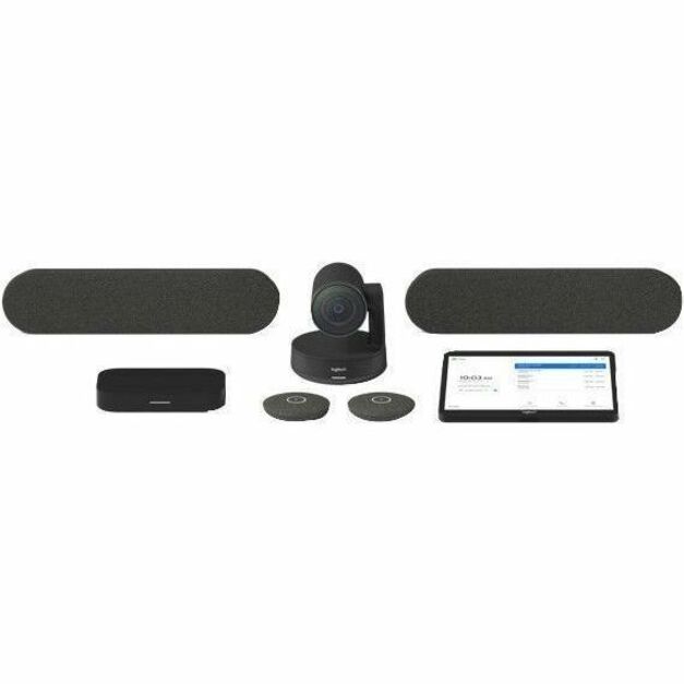 LOGITECH LARGE ROOM SOLUTION WITH TAP + RALLY PLUS + GOOGLE MEET COMPUTE FOR GOO