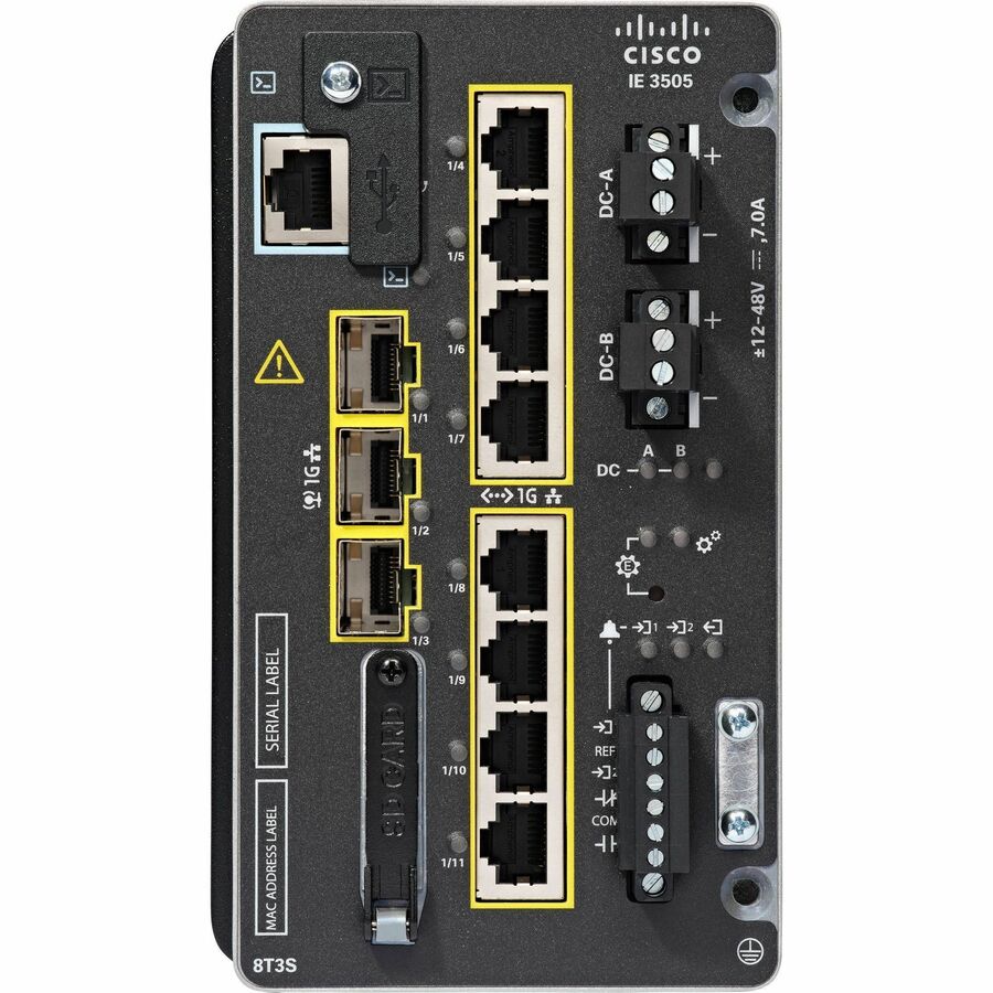 CISCO IE3500 W/ 8 GE COPPER AND 3 GE SFP, ADV MODULAR, NA
