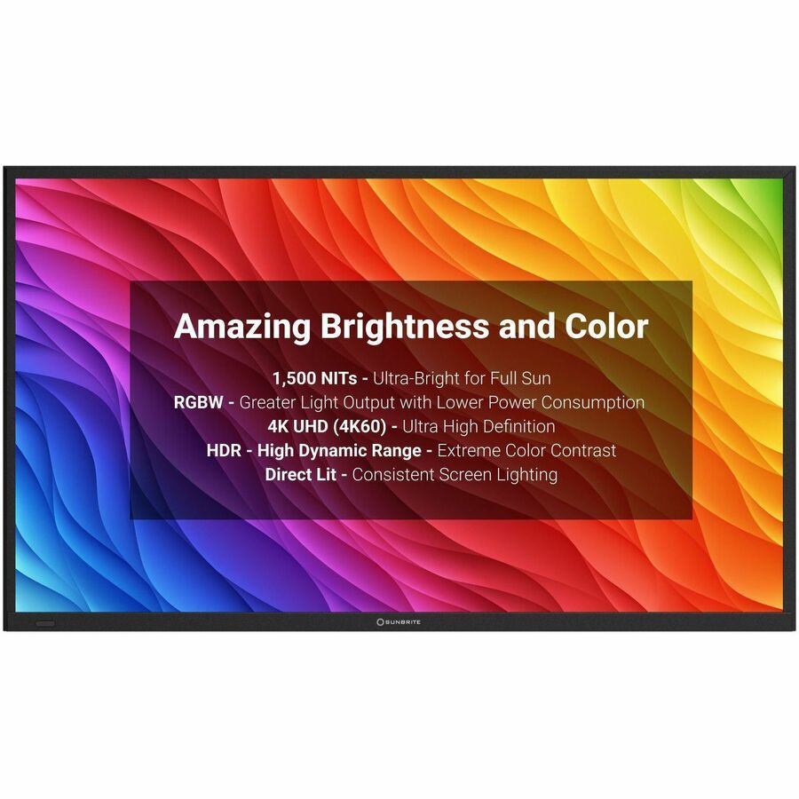 65IN SOLIS SERIES - SMART OUTDOOR TV - FULL SUN - 4K UHD HDR