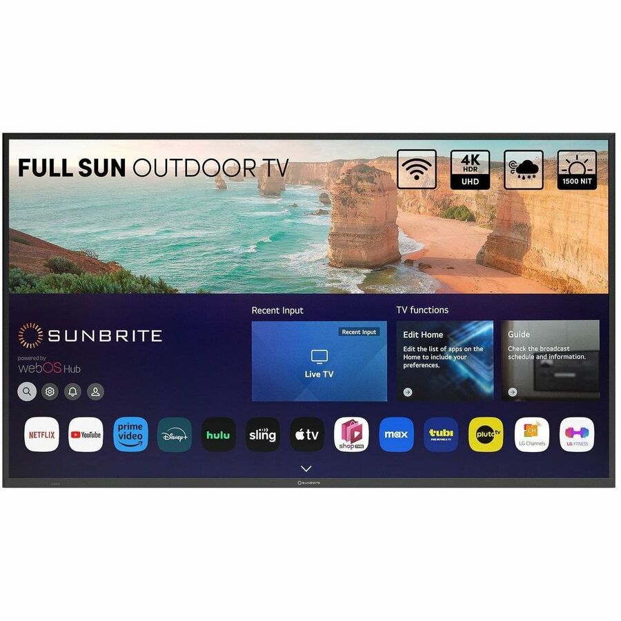 75IN SOLIS SERIES - SMART OUTDOOR TV - FULL SUN - 4K UHD HDR