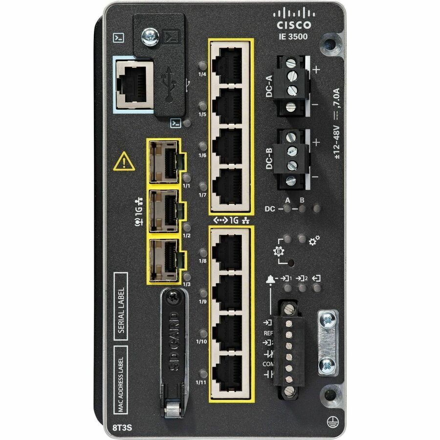 CISCO IE3500 W/ 8 GE COPPER & 3 10G SFP, MODULAR, NE