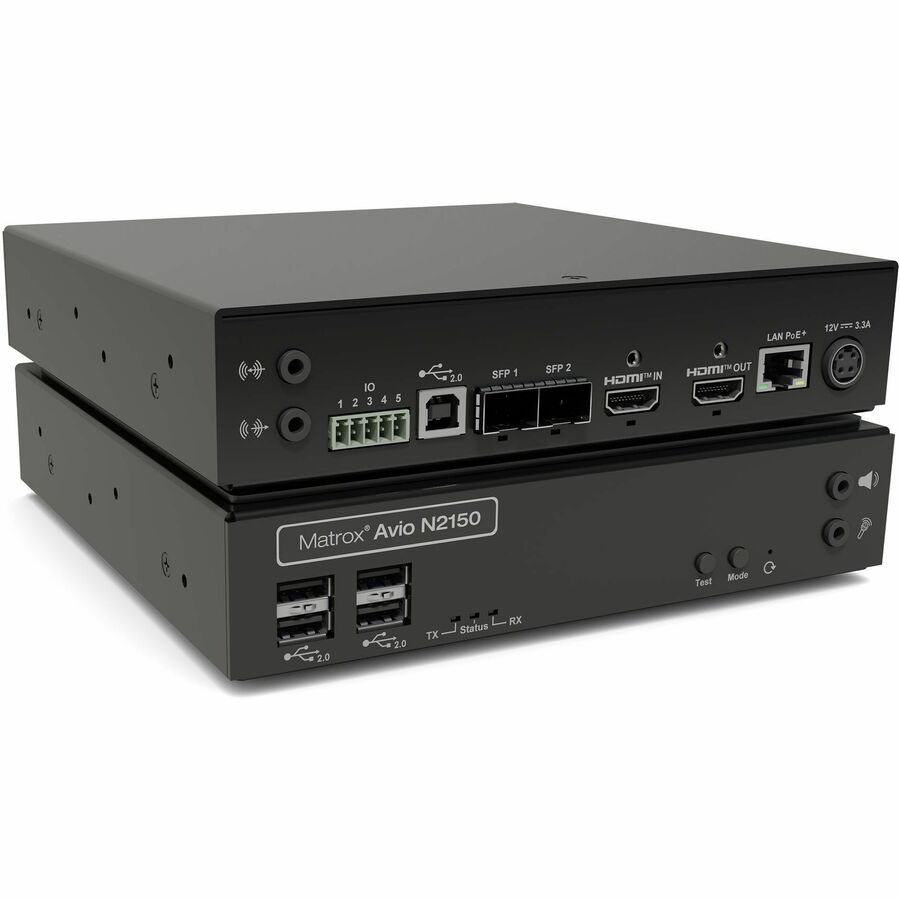 AVIO N2150 IP KVM EXTENDER. HDMI 4K UHD IP KVM EXTENDER APPLIANCE, USB2.0 AND AN