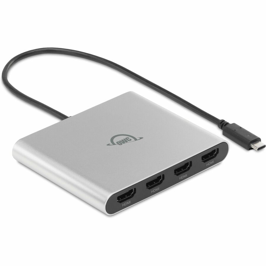 OWC USB-C QUAD HDMI 4K DISPLAY ADAPTER WITH DISPLAYLINK - PORTABLE DISPLAYLINK P