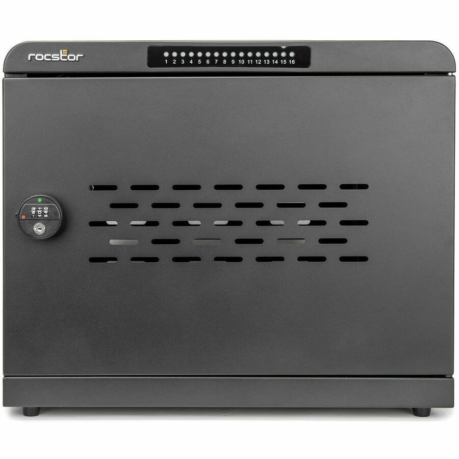 ROCSTOR VOLT UC16 USB-C 16-DEVICE CHARGING STATION CABINET- 1000W TOTAL PD - INC