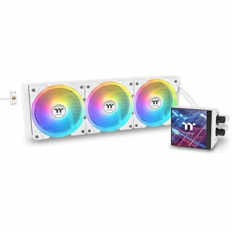 THERMALTAKE MAGFLOE 360 ULTRA ARGB SYNC AIO LIQUID CPU COOLER - WHITE