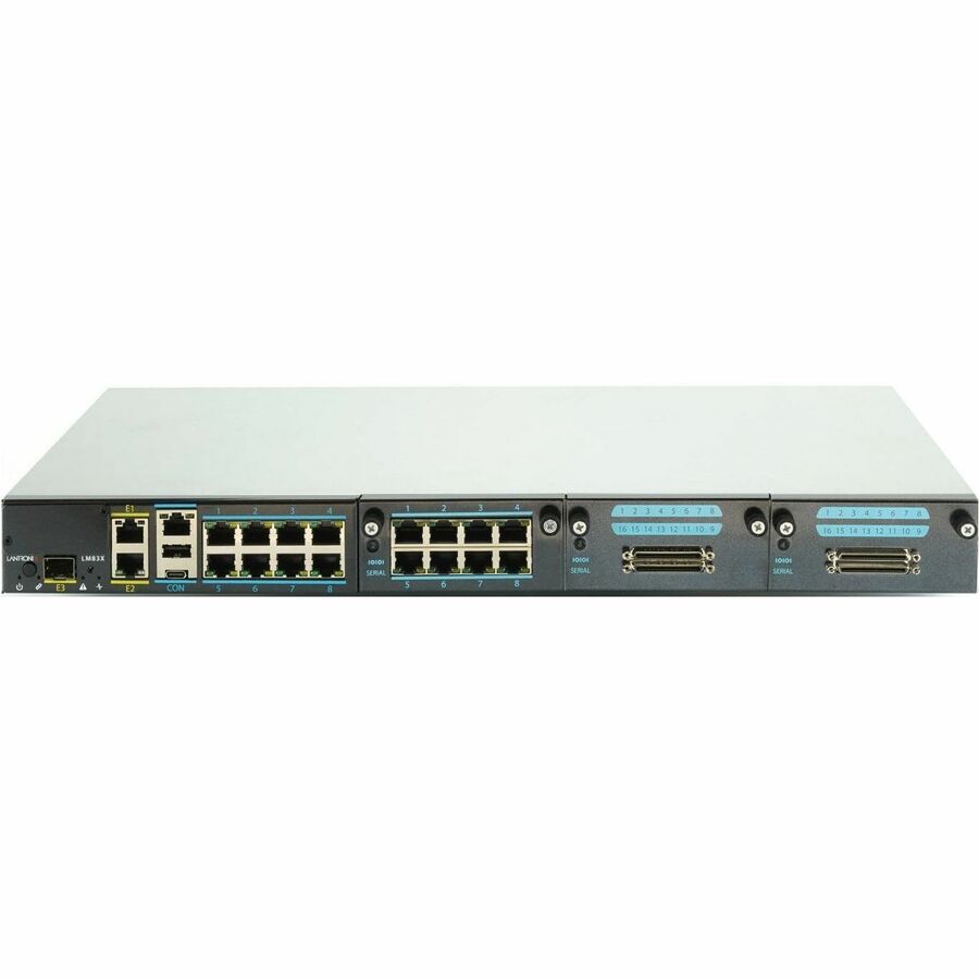 LM83X LOCAL MANAGER, 48 SERIAL PORTS, 3 ETHERNET PORTS, DUAL DC POWER, LMOS