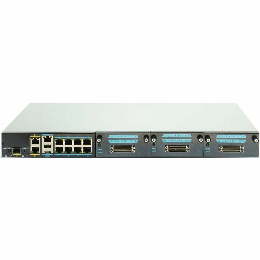 LM83X LOCAL MANAGER, 56 SERIAL PORTS, 3 ETHERNET PORTS, DUAL DC POWER, LMOS