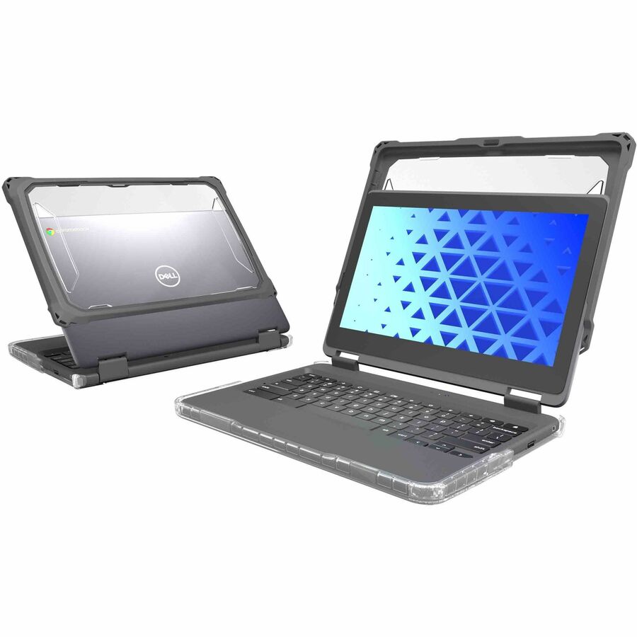 EXTREME SHELL-FL FOR DELL 3100/3110/3120 CHROMEBOOK 2:1 CONVERTIBLE 11.6IN (GREY
