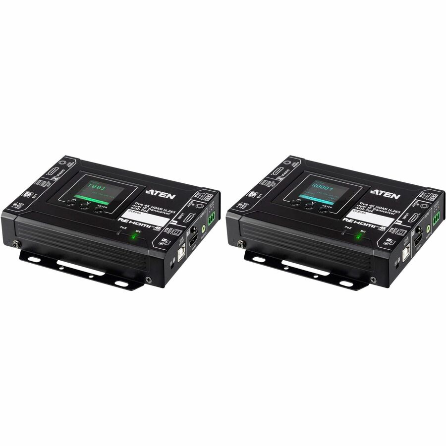 TRUE 4K HDMI H.265 OVER IP TRANSCEIVER WITH POE