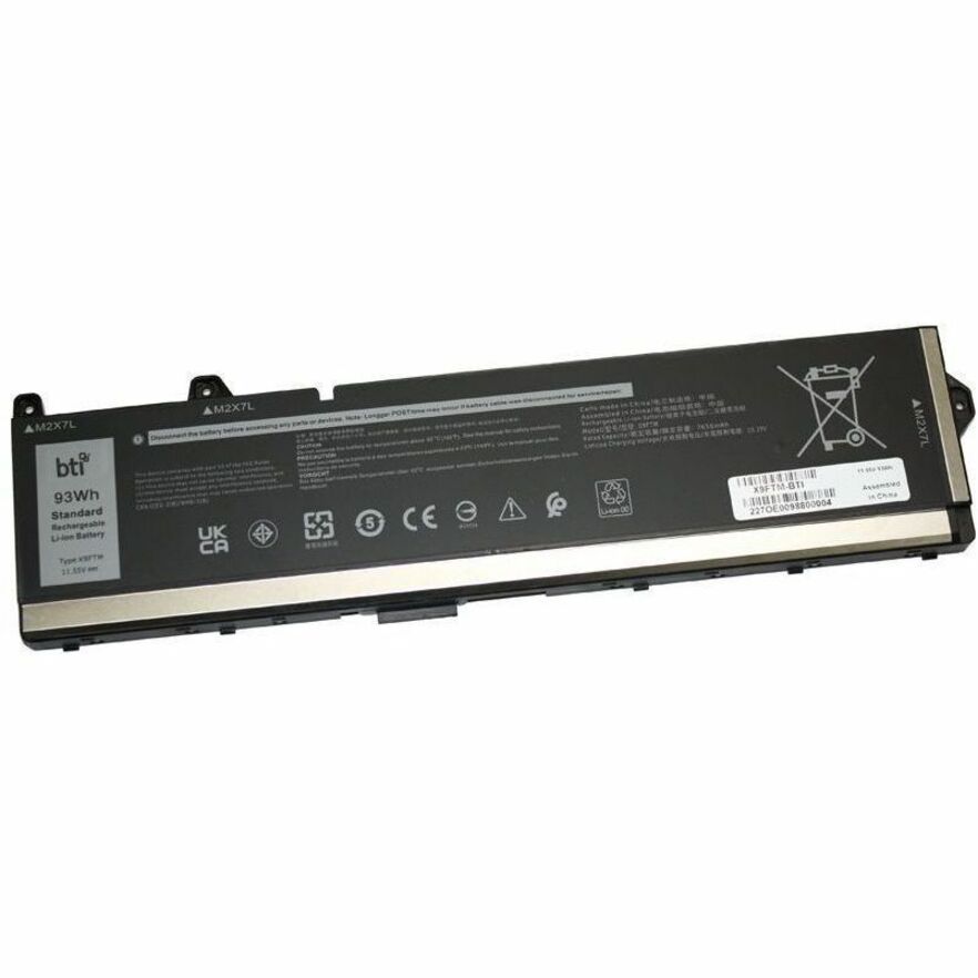 BTI 451-BCYG-BTI 6-CELL 11.55V LI-ION NOTEBOOK BATTERY FOR PRECISION 7670 7680 7