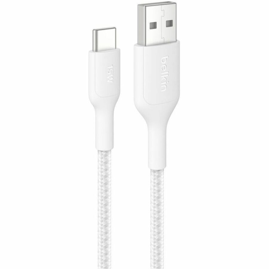 A - C CBL 2.0, BRAIDED PCR,2M, WHITE