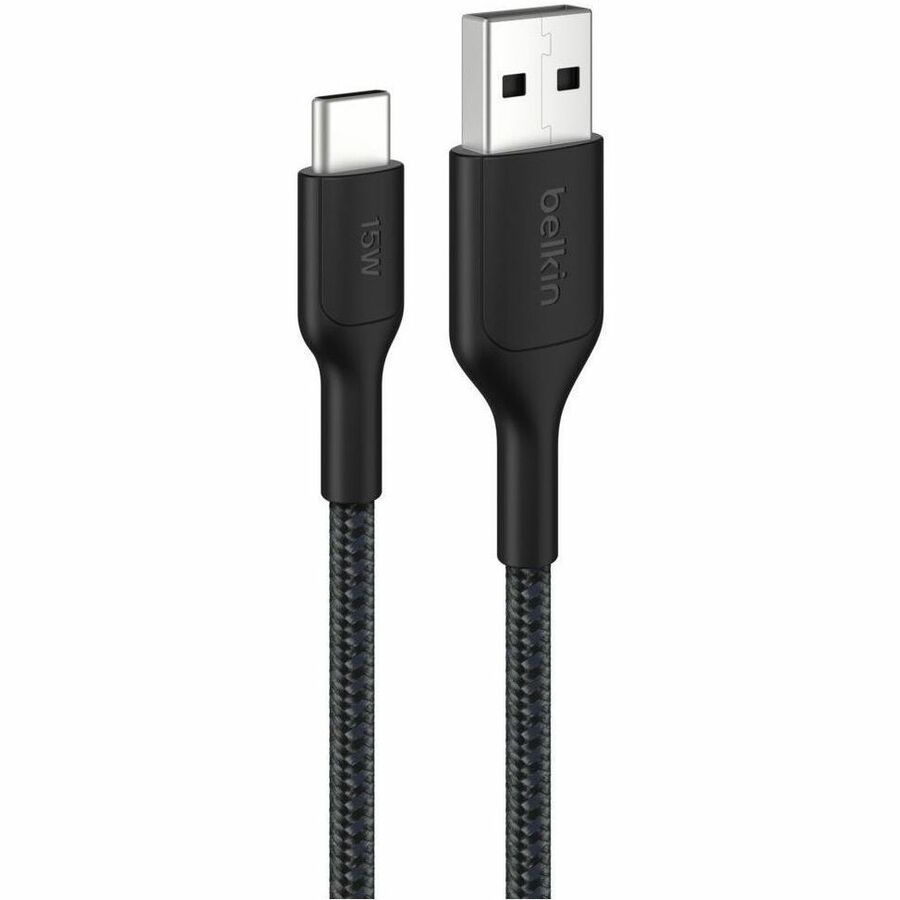 A - C CBL 2.0, BRAIDED PCR, 2M, BLACK