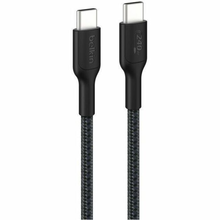 C - C CBL 240W 2.0, BRAIDED PCR, 1M, BLACK