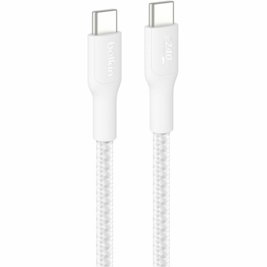 C - C CBL 240W 2.0, BRAIDED PCR, 1M, WHITE
