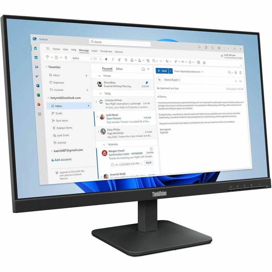 Lenovo (64B5KAT1UZ) Monitors