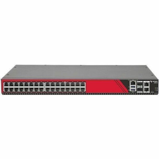 32 SERIAL PORTS, 2X 10GBE SFP+, 2X 1GBE, ARM 1.6GHZ 2-CORE 2GB MEM 32GB FLASH, T