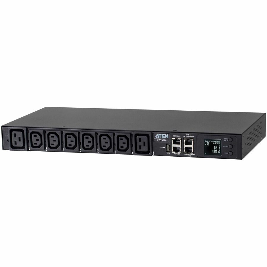 30A 8-OUTLET 1U METERED PDU (100V-230V)