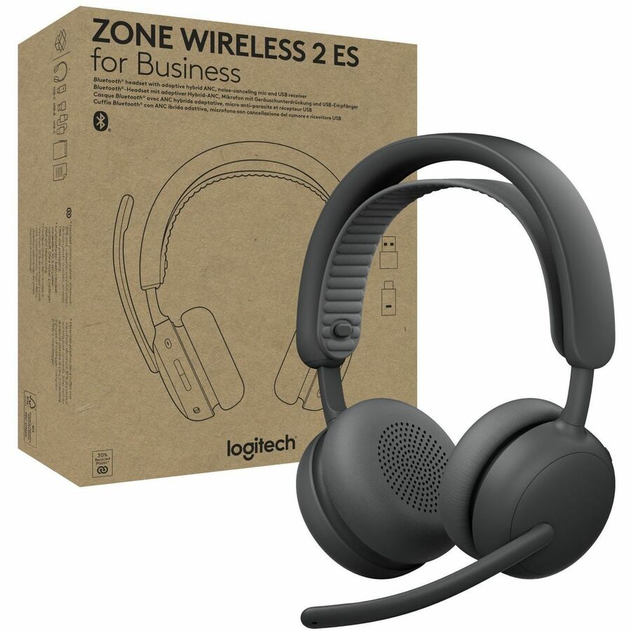 ZONE WIRELESS 2 ES HEADSET FOR BUSINESS, UC, ANC (USB-A/C) - GRAPHITE