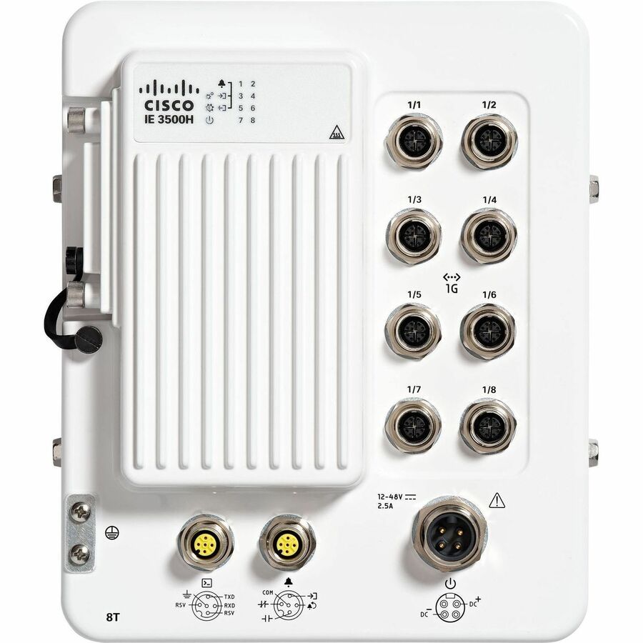 CISCO IE3500H W/ 8 GE M12 INTERFACES, IP67, NE