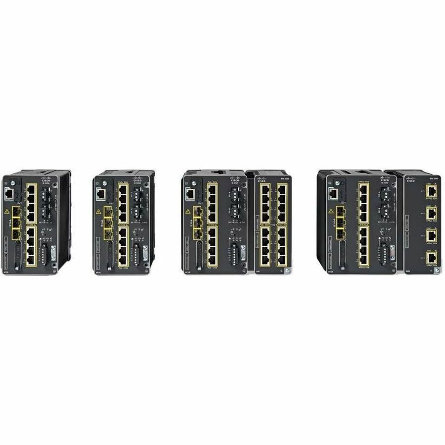 CISCO IE3500H W/ 2 10G SFP & 14 POE M12, IP67, NE