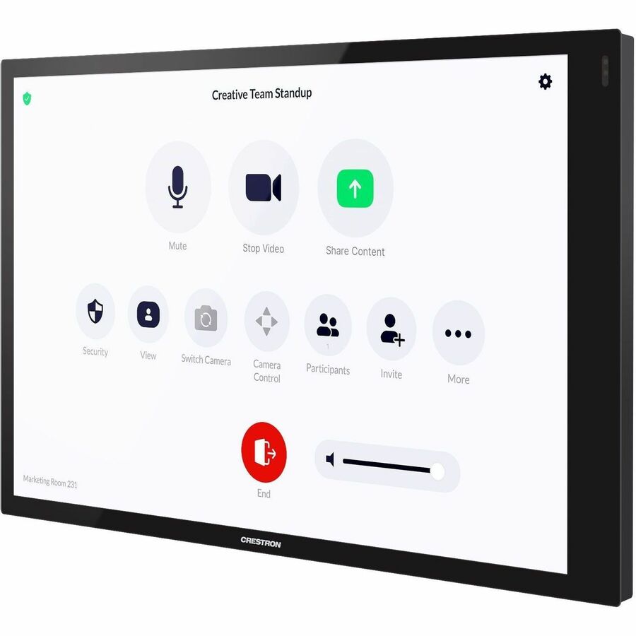 CRESTRON FLEX VIDEO CONFERENCE SYSTEM INTEGRATOR PRO KIT WITH A WALL-MOUNTED CON